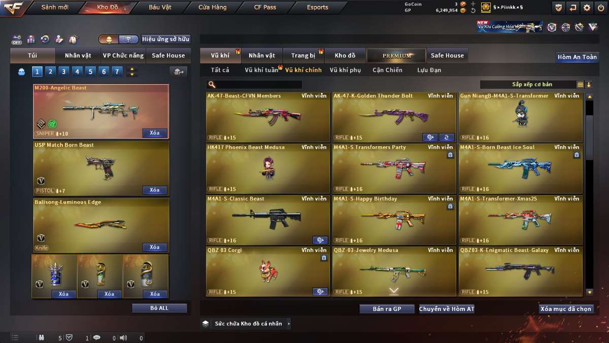 shop acc cf uy tin gia re